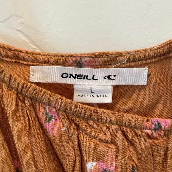 O'Neill Coralie Kira Floral Mini Dress - Brown Suga - Picture 5 of 5